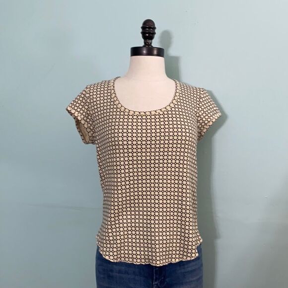 Vintage 90s Gap Printed Crop Tee - Picture 1 of 4